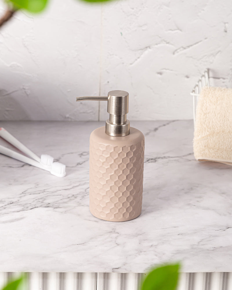 Exclusive Polyresin Bath Soap Dispenser Charcoal - Pano Pano