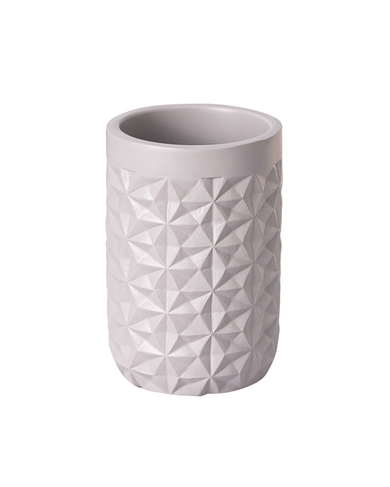 Vibe Tumbler Polyresin Metal Grey - Pano Pano Web