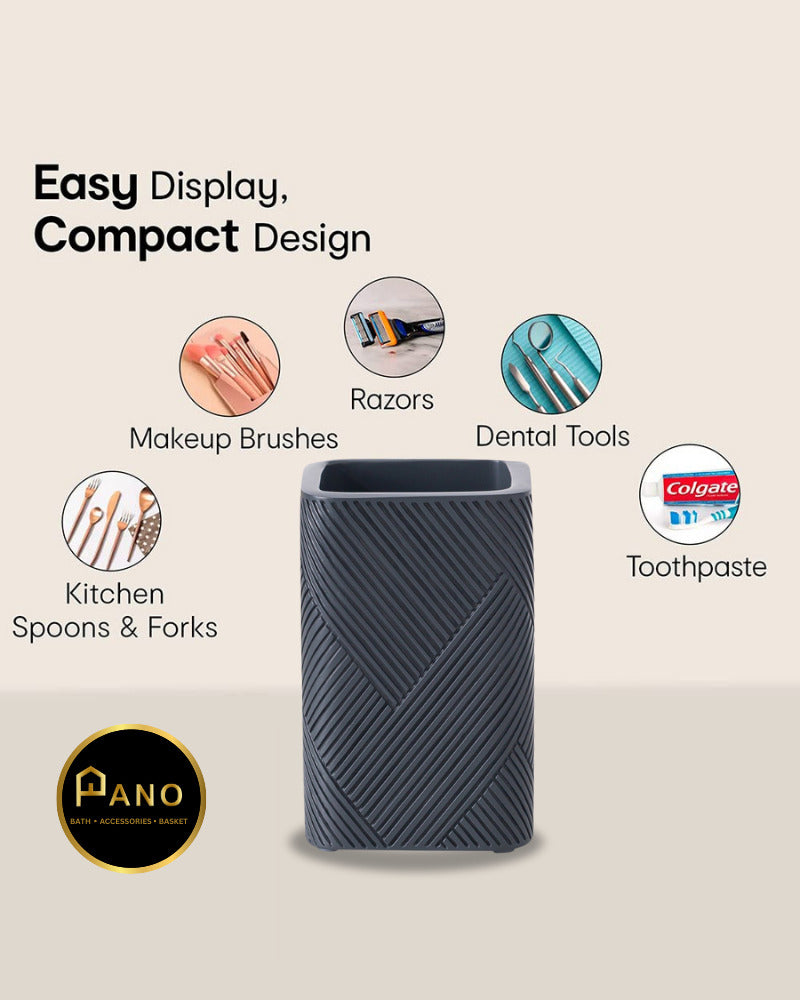 Vibe Tumbler Polyresin Self Design Charcoal - Pano Pano