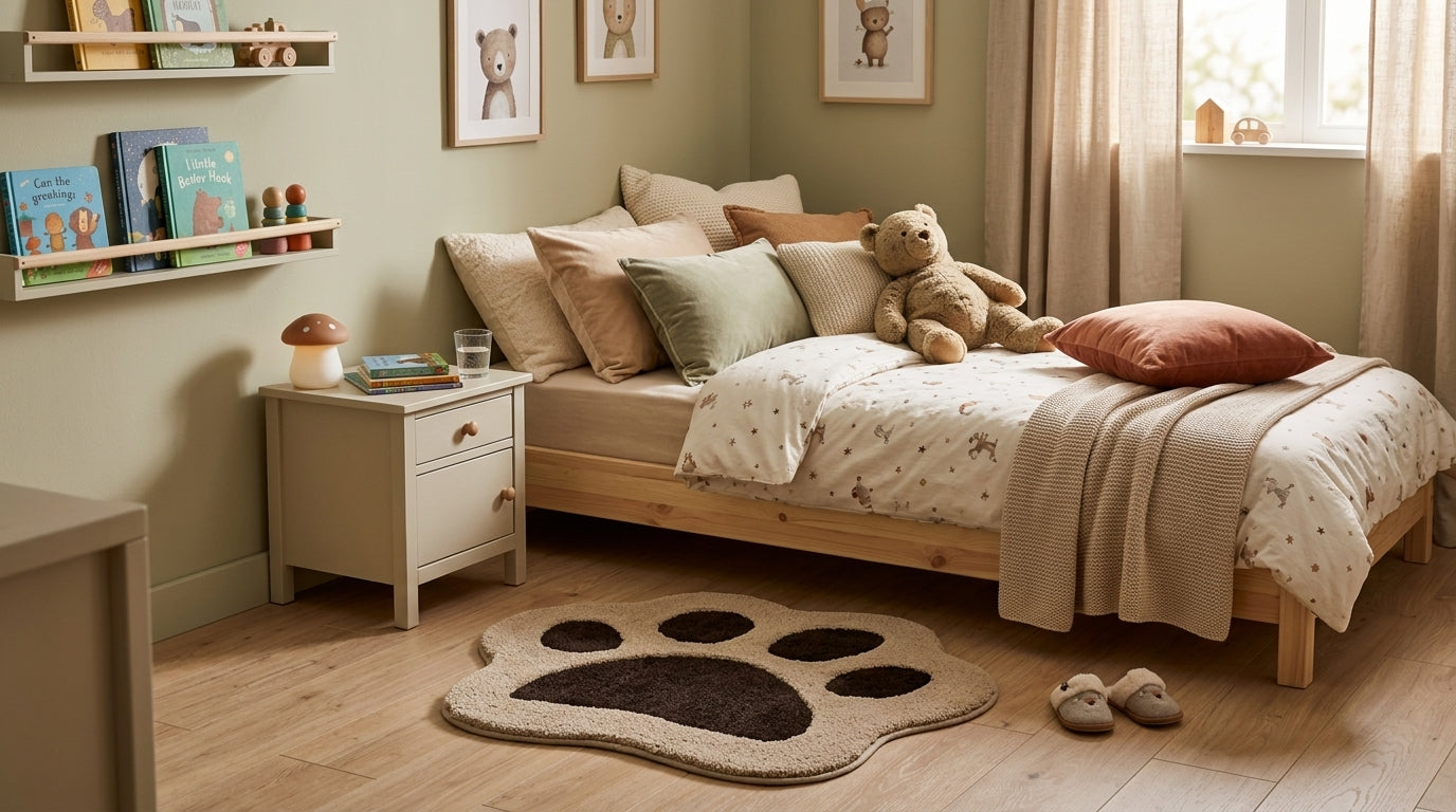 Puppy Paw Premium Micro Poly Yarn Multi-Usage Rug - Pano