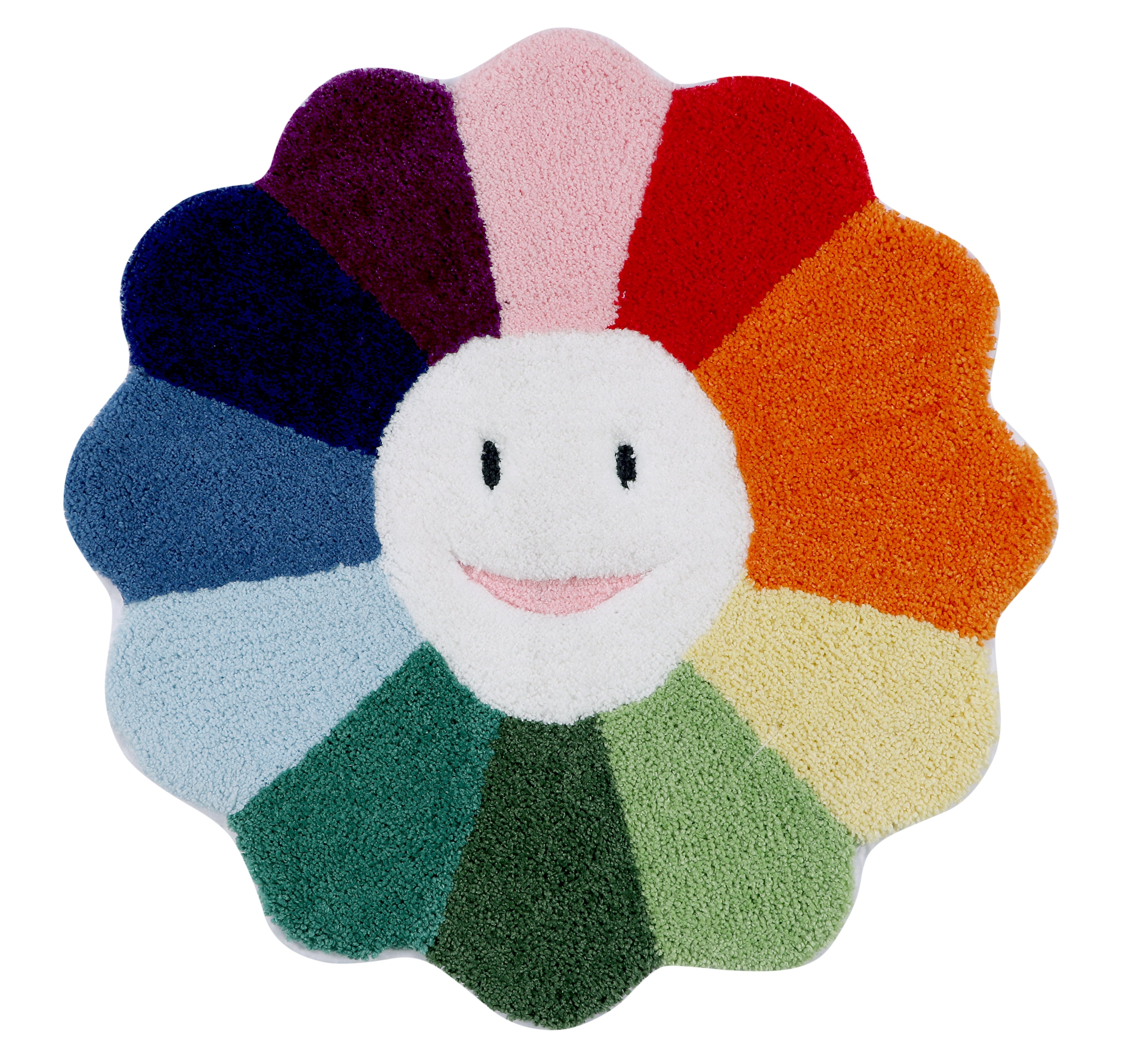 BowBow Rainbow Premium Micro Poly Yarn Multi-Usage Rug - Pano