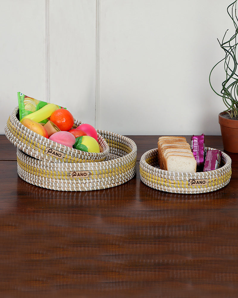 Rio Sea Grass Storage Basket & Organiser Pano