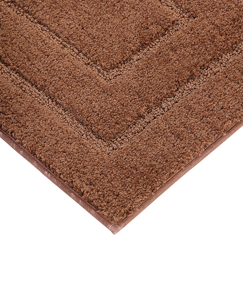 Triple Frame Anti Skid Super Soft Bathmat -Pano