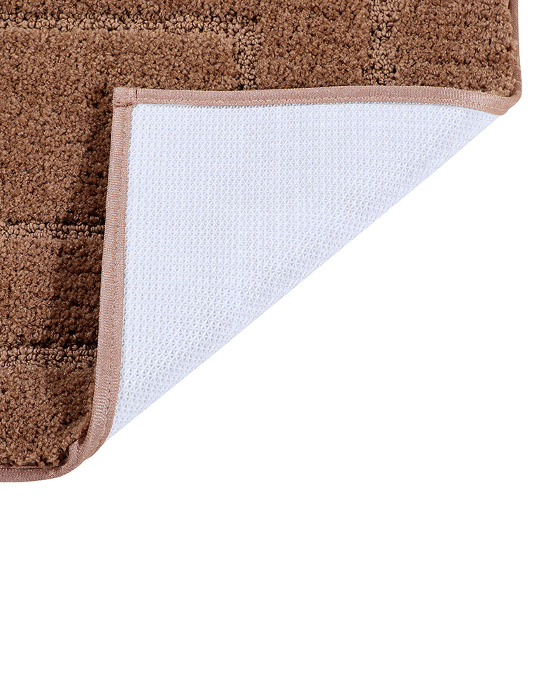 Triple Frame Anti Skid Super Soft Bathmat -Pano