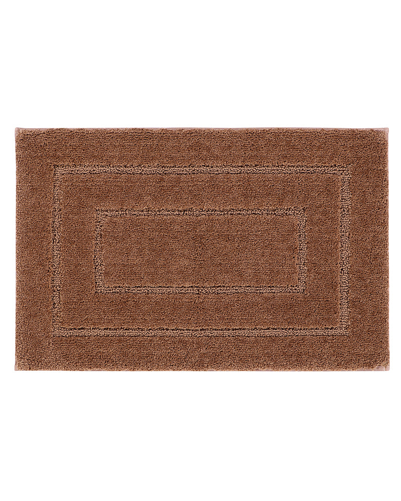Triple Frame Anti Skid Super Soft Bathmat -Pano