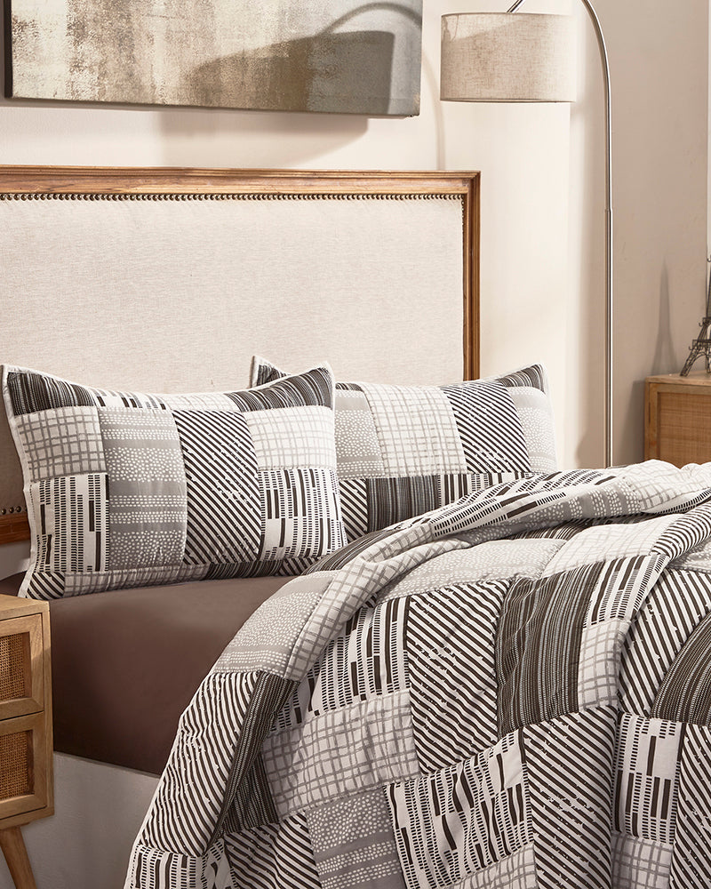 Super Soft Cotton King Size Bedsheet with 2 Pillow Covers with Double Bed Comfort (Set of 4 Pieces) Pano