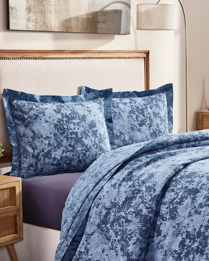 Super Soft Premium Cotton King Size Flat Bedsheet with 2 Pillow Covers and same Color Double Bed Comfort (Set of 4 Pieces) Pano