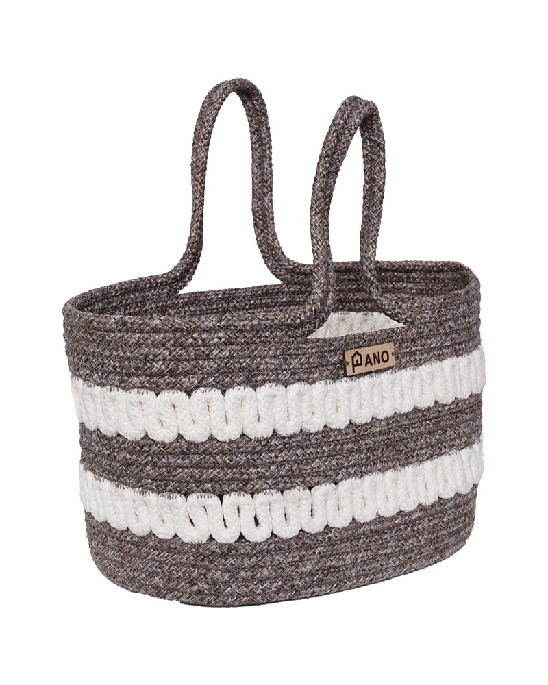 Solana Multi Purpose Brown Tote Hand Basket