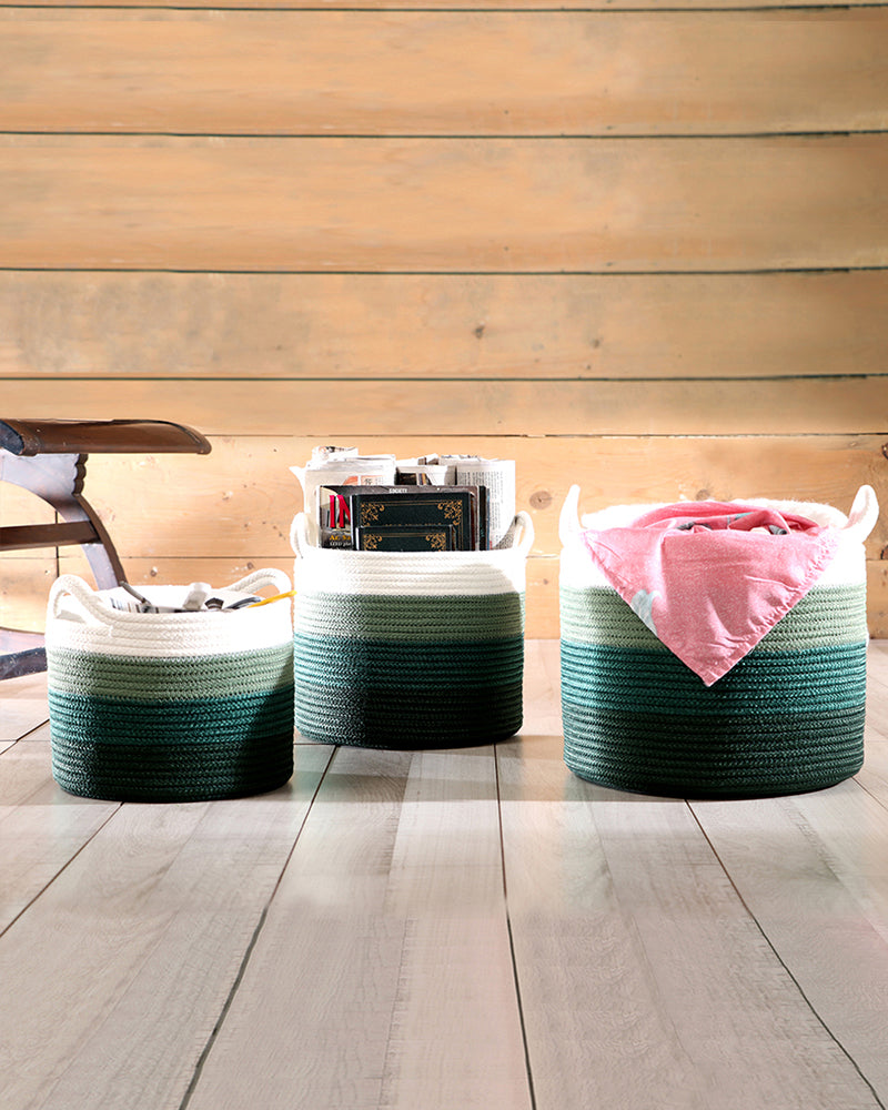 Utility Torrent Polypropylene Textured Basket Pano