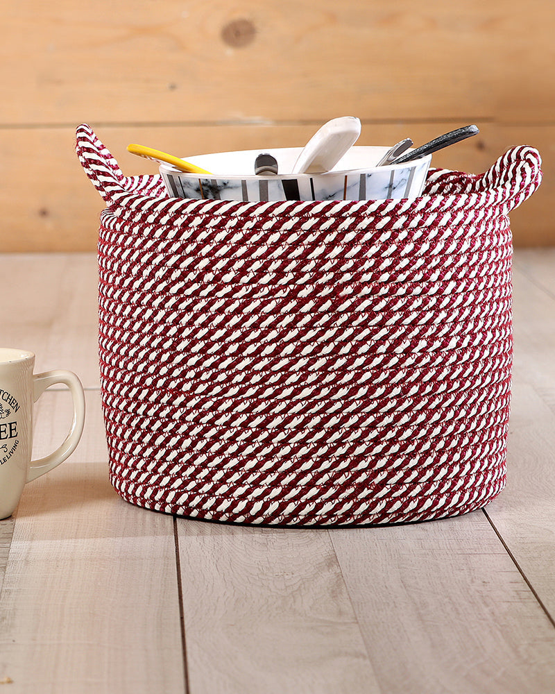 Utility Crest Polypropylene Textured Basket Pano