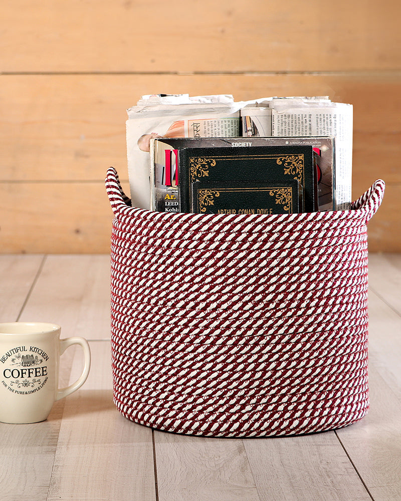 Utility Crest Polypropylene Textured Basket Pano