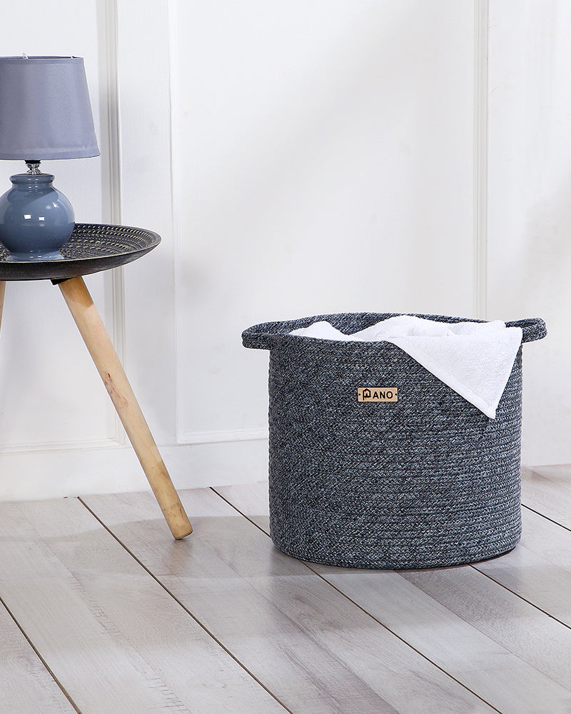 Utility Regalia Polypropylene Textured Basket Pano
