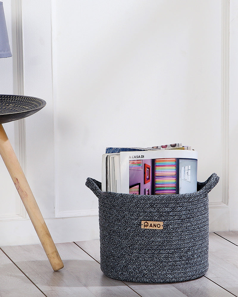 Utility Regalia Polypropylene Textured Basket Pano