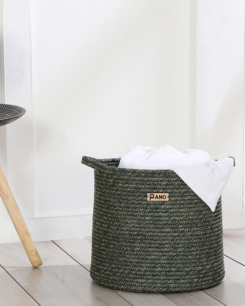 Utility Regalia Polypropylene Textured Basket Pano