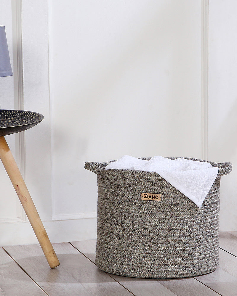 Utility Regalia Polypropylene Textured Basket Pano