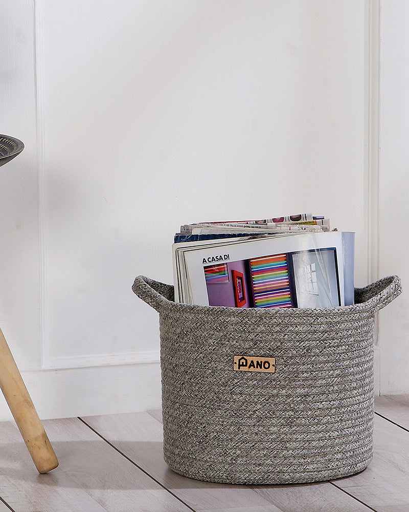 Utility Regalia Polypropylene Textured Basket Pano
