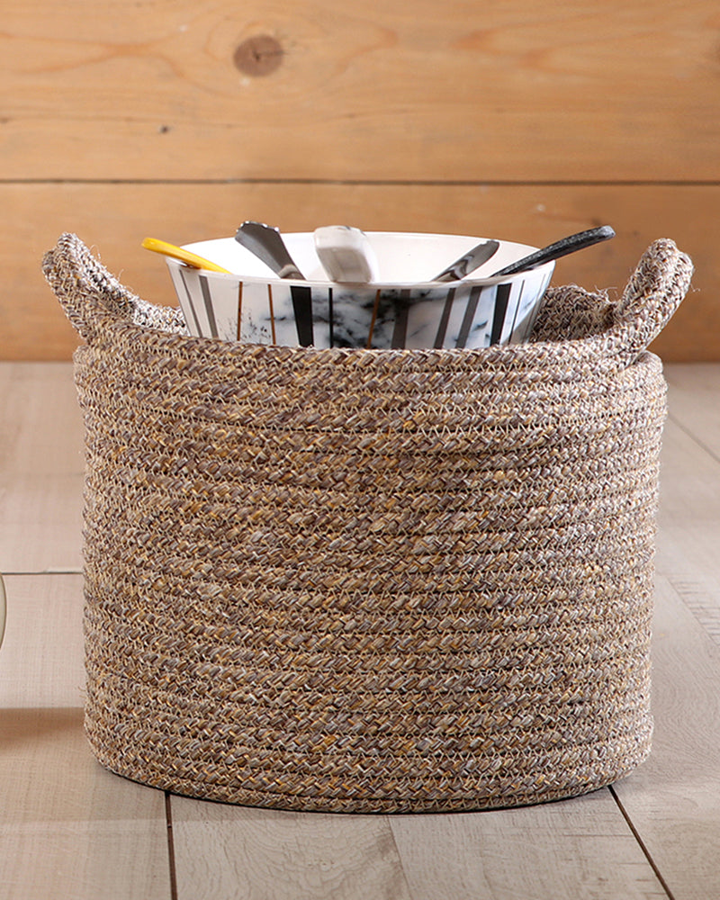 Utility Regalia Polypropylene Textured Basket Pano