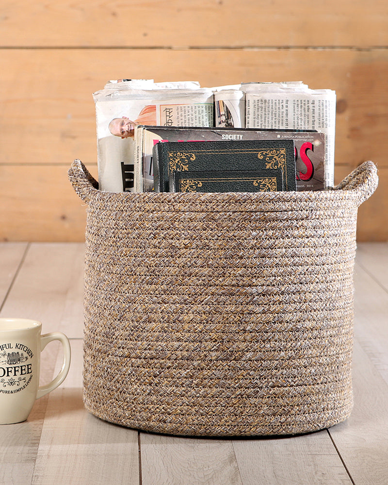 Utility Regalia Polypropylene Textured Basket Pano