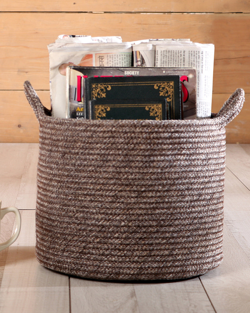 Utility Regalia Polypropylene Textured Basket Pano