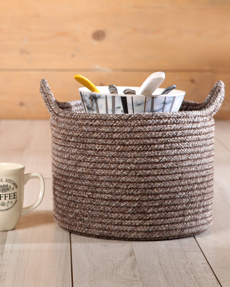 Utility Regalia Polypropylene Textured Basket Pano