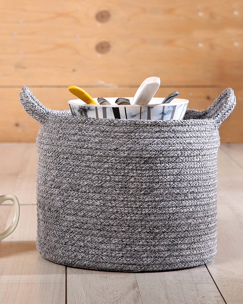 Utility Regalia Polypropylene Textured Basket Pano