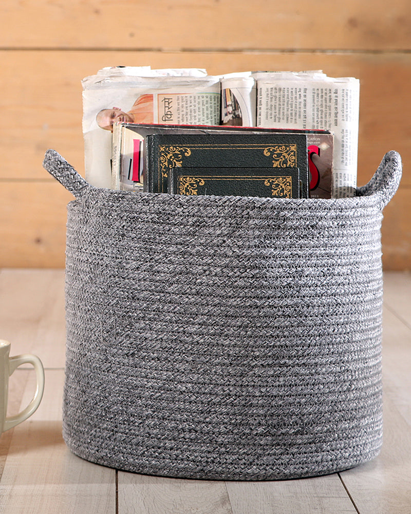 Utility Regalia Polypropylene Textured Basket Pano