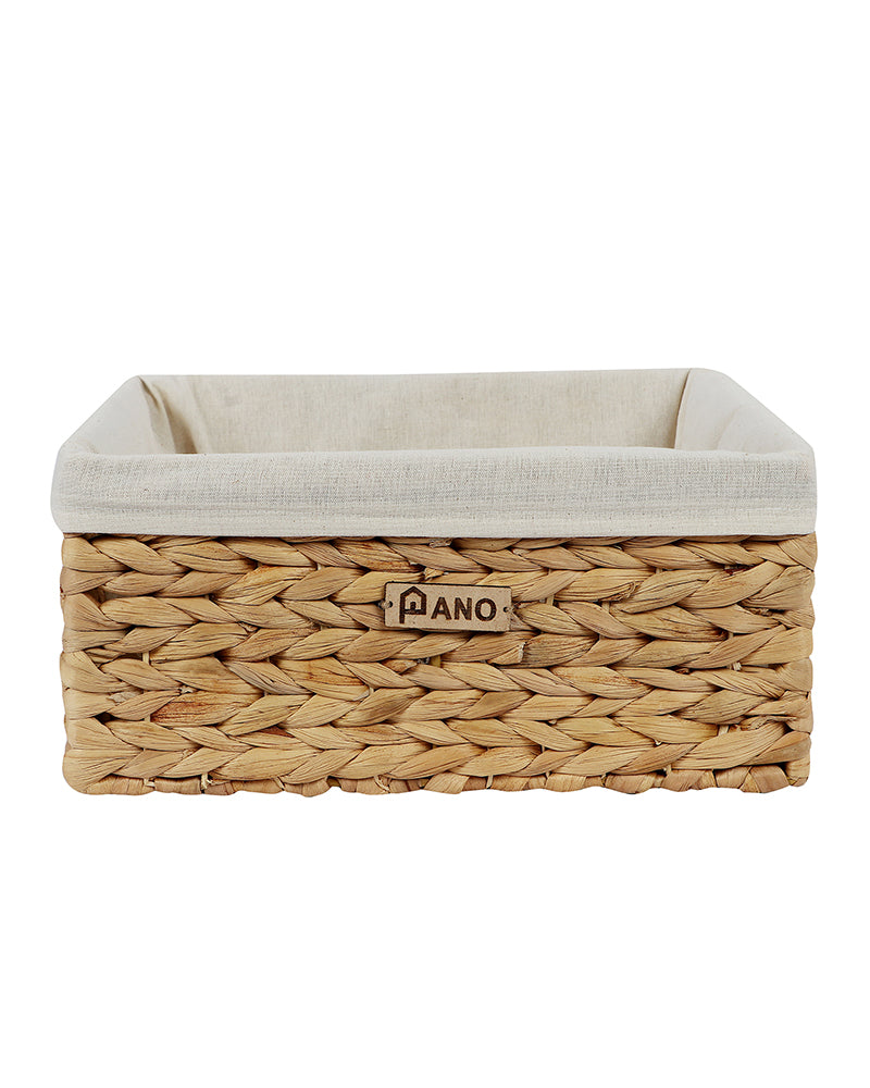 Venice Water Hyacinth Storage Basket - Pano Pano