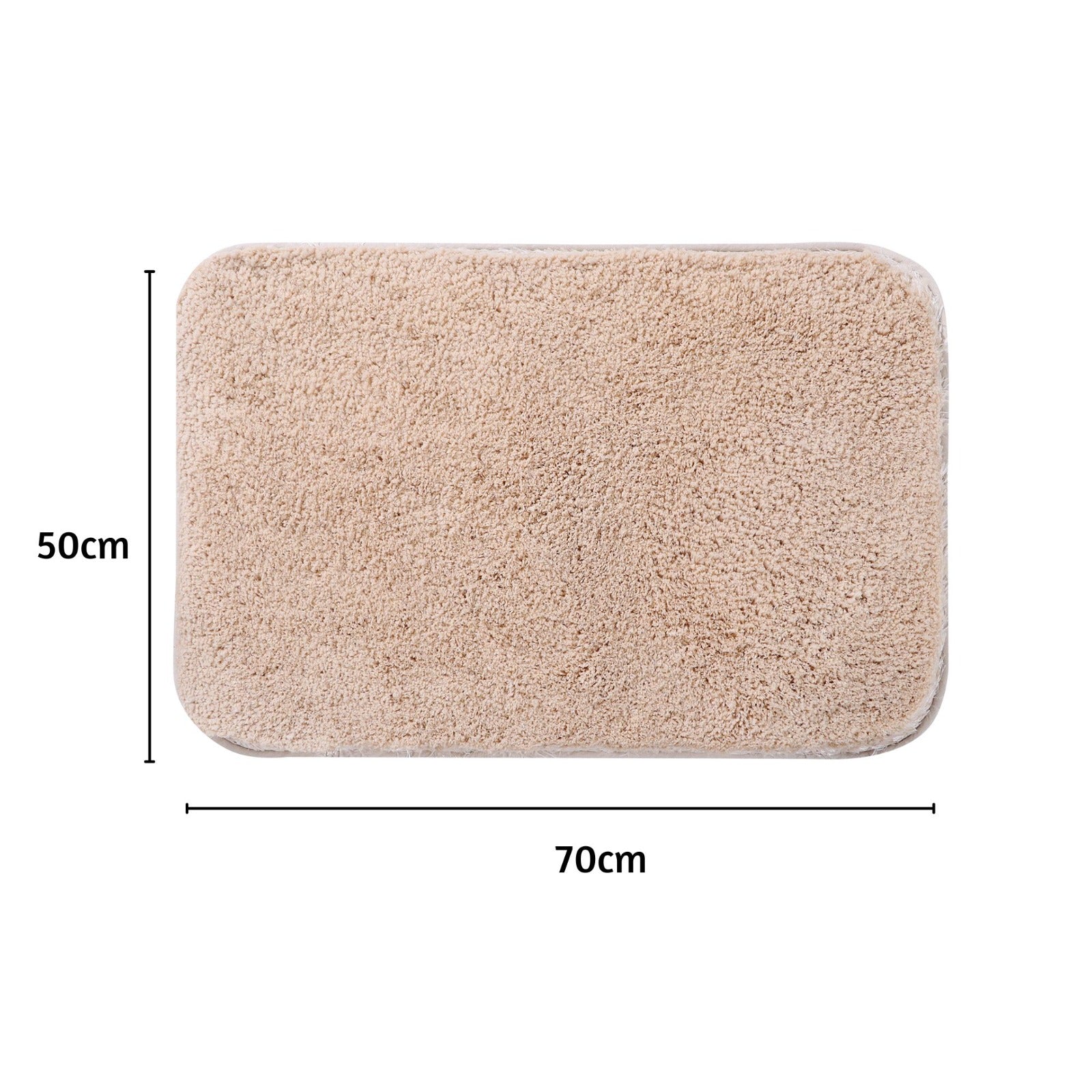 Sophia Anti Skid 2 Pcs Contour Bath Rug - Pano