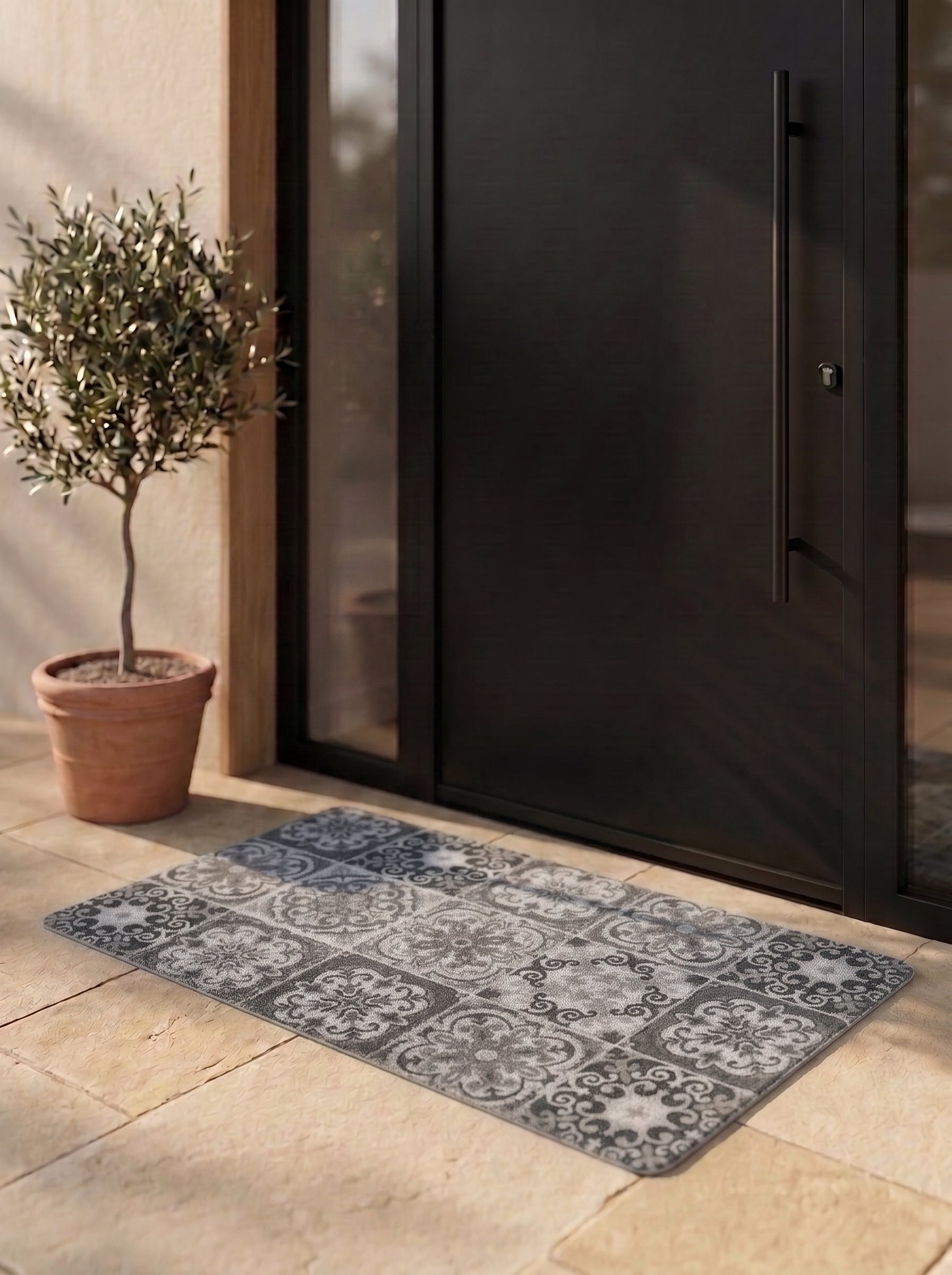 Aztec Anti-Skid PVC Out Door Mat-Pano