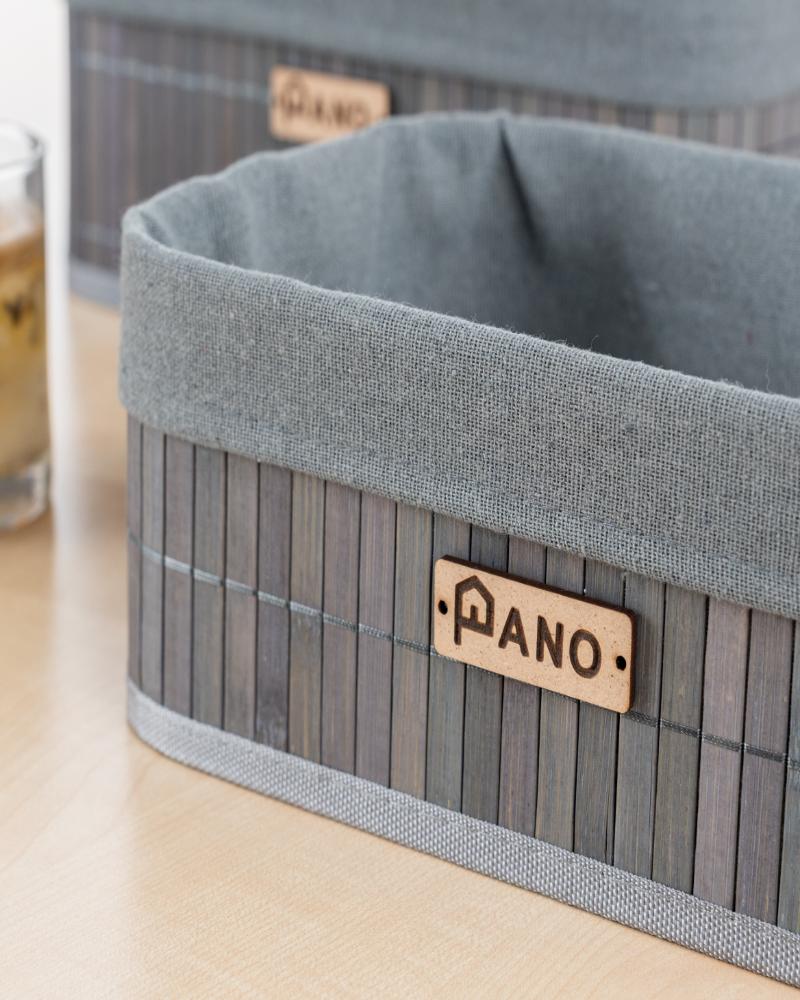 Bamboo Kitchen Utility Zurich Basket Woody Brown | Storage Organiser - Pano (Copy)