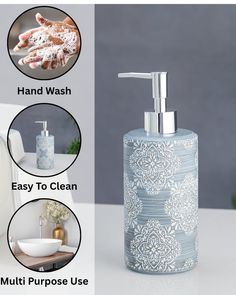 Exclusive Polyresin Soap Dispenser for Handwash for Bathroom Indigo - Pano