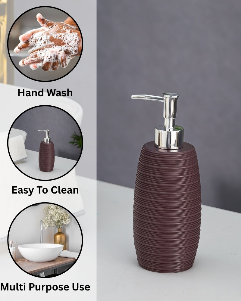 Exclusive Polyresin Soap Dispenser for Handwash for Bathroom Purple - Pano