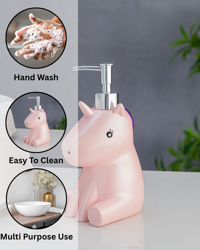 Kids Unicorn Pink Soap Dispenser - 380 ML - Pano