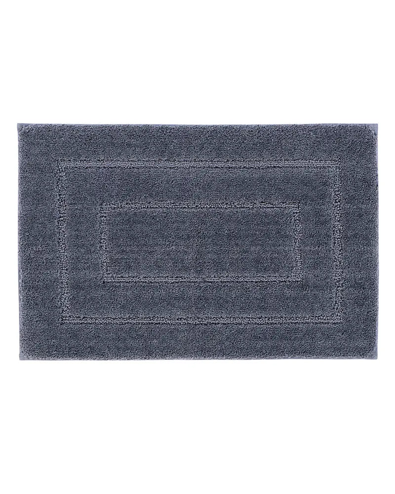 Triple Frame Anti Skid Super Soft Charcoal Bathmat