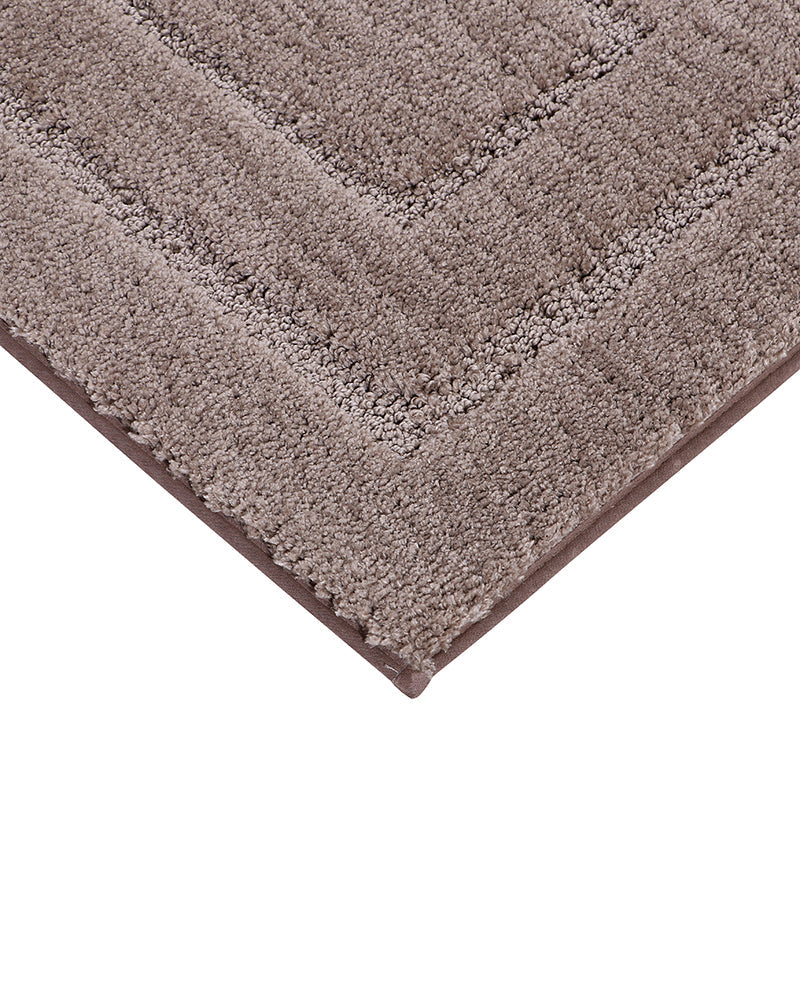 Triple Frame Anti Skid Super Soft Bathmat -Pano