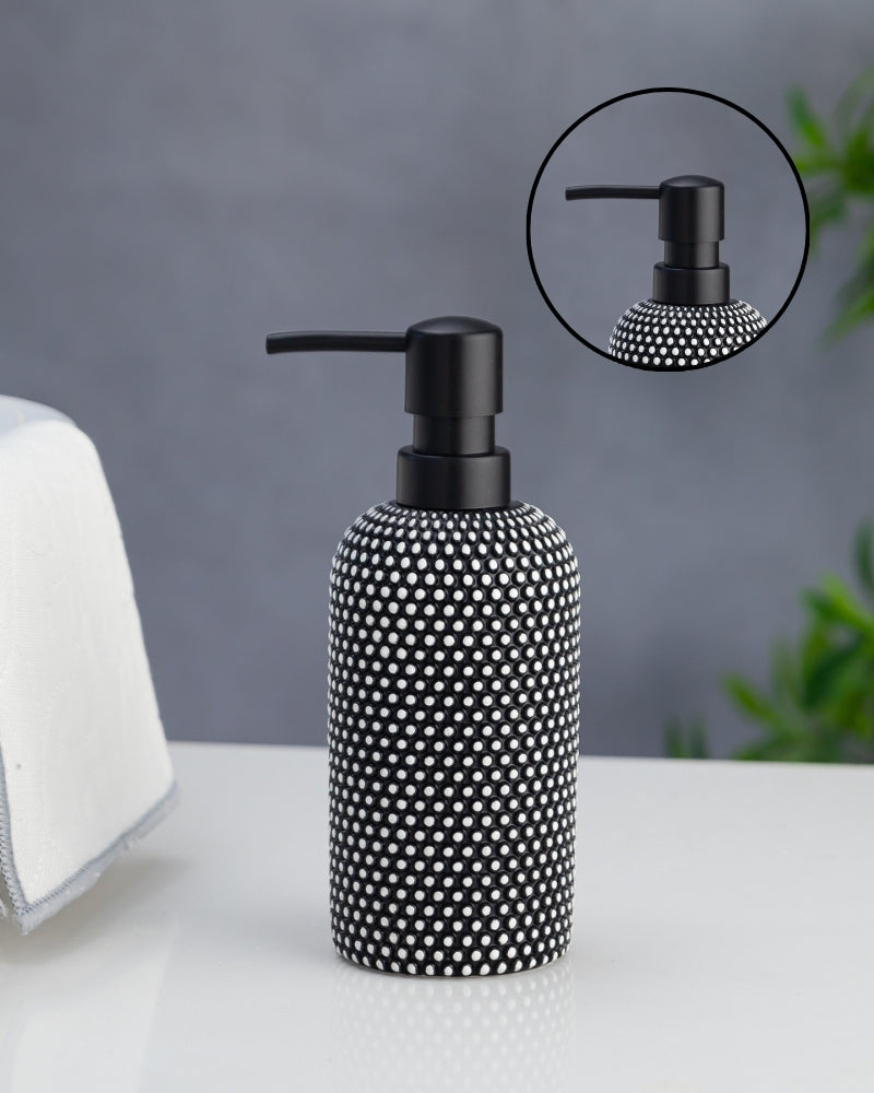 Exclusive Polyresin Soap Dispenser for Handwash for Bathroom Polka Dot - Pano