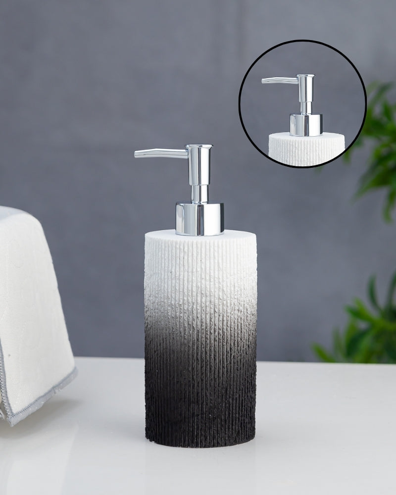 Exclusive Polyresin Soap Dispenser for Handwash for Bathroom Black & White - Pano