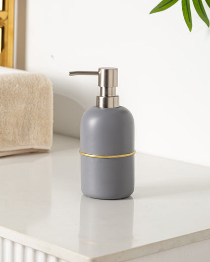 Luxurious Polyresin Bath Set Grey, The best Gifting Choice Pano