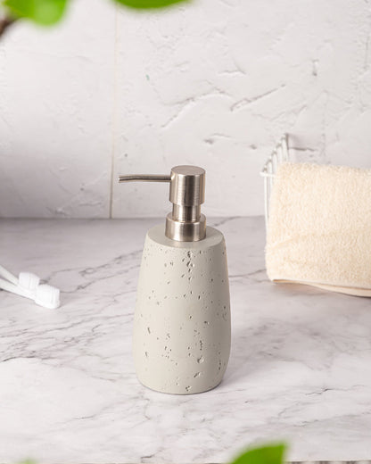 Luxurious Polyresin Bath Set Mouse Grey Pano