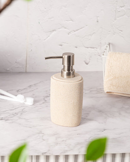 Premium Polyresin Bath Set Sand Pano