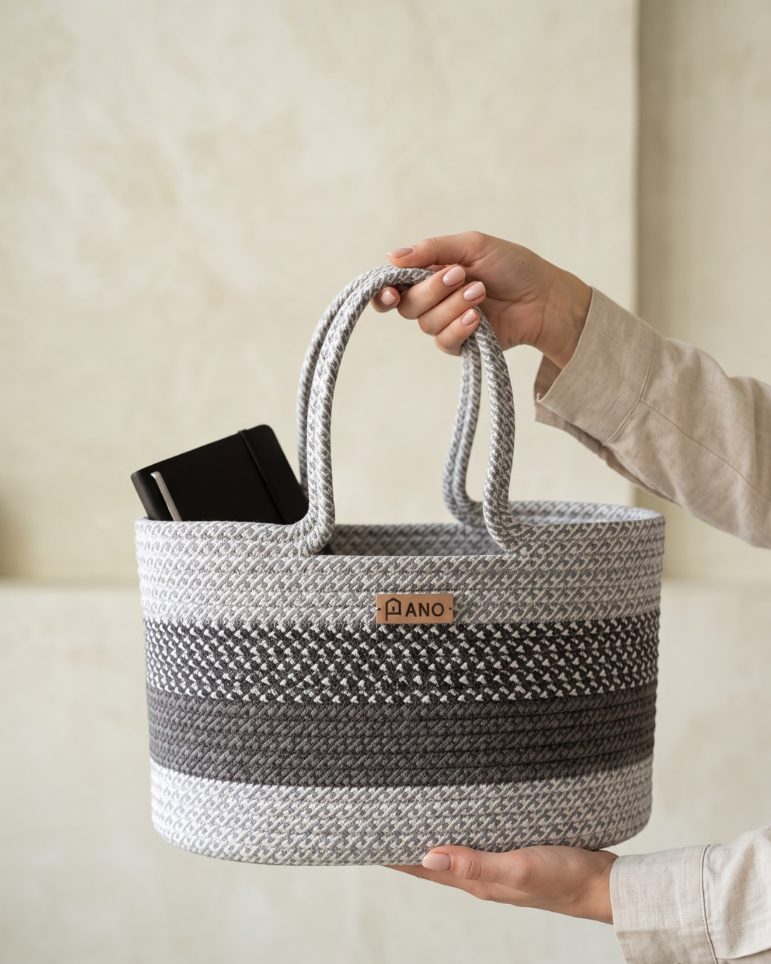 Floris Multi Purpose Tote Hand Basket - Pano
