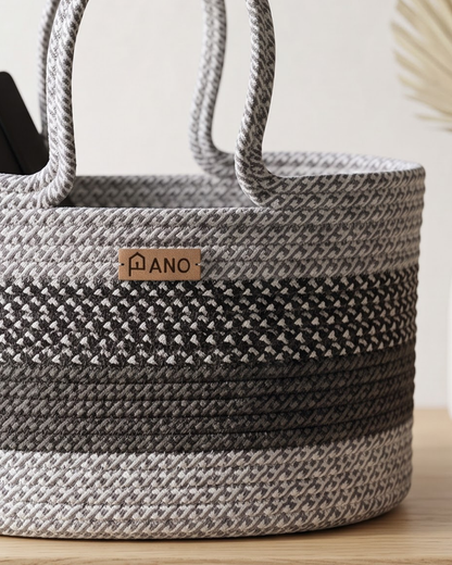 Floris Hand Basket - Grey