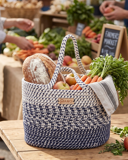 Fiona Multi Purpose Tote Hand Basket - Pano