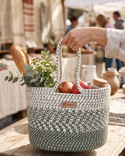 Fiona Multi Purpose Tote Hand Basket - Pano