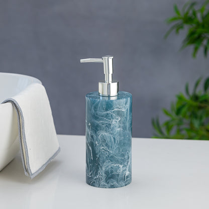 Exclusive Polyresin Soap Dispenser for Handwash for Bathroom Ocean Marble - Pano