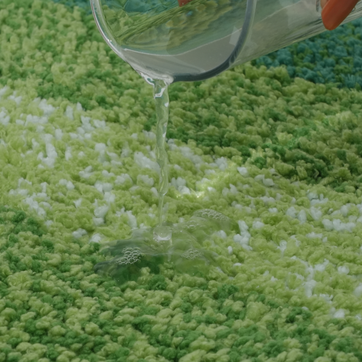 Textured Anti Skid Green Bathmat