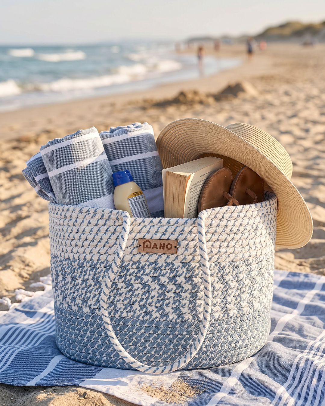 Fiona Multi Purpose Tote Hand Basket - Pano