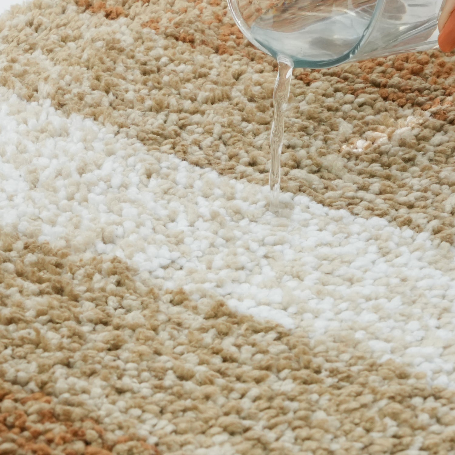 Textured Anti Skid Brown Bathmat