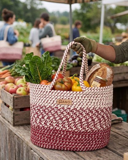 Fiona Multi Purpose Tote Hand Basket - Pano
