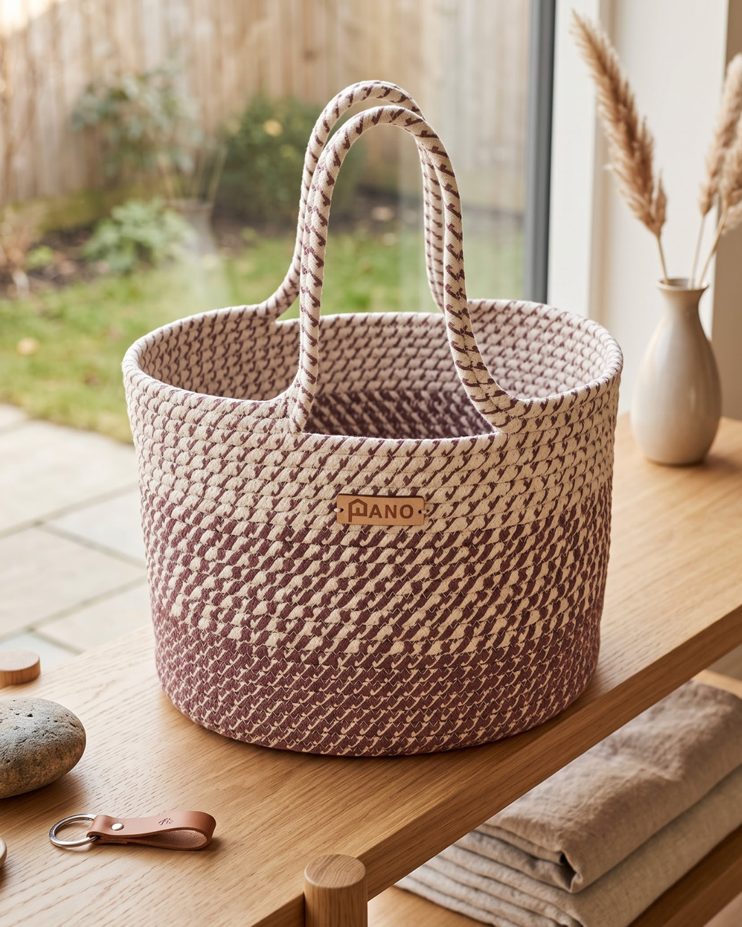 Fiona Multi Purpose Tote Hand Basket - Pano